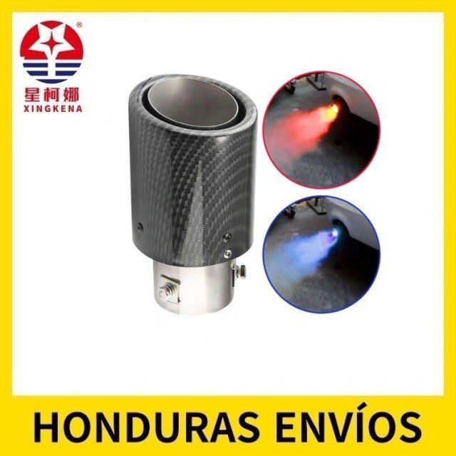 Cola de escape con luz