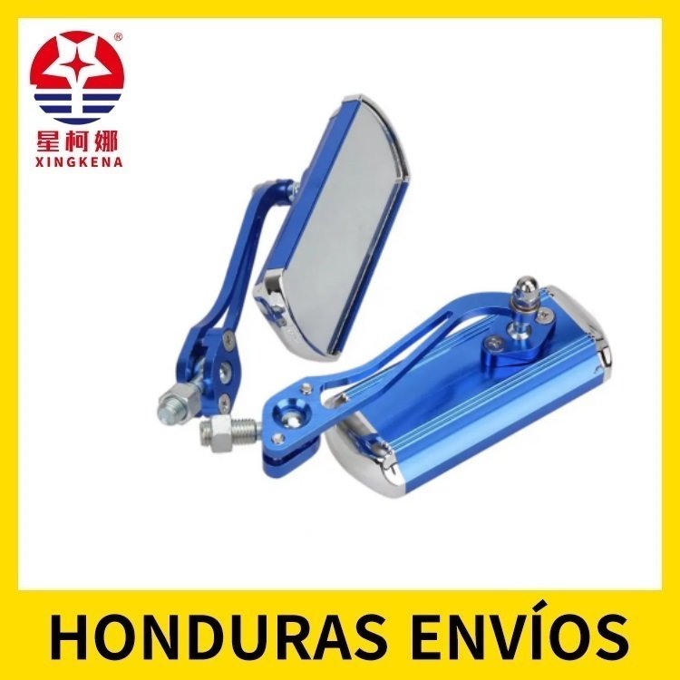 D349 Espejo retrovisor de moto lente blanca