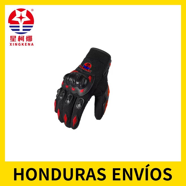 D401 Guantes de moto-negro