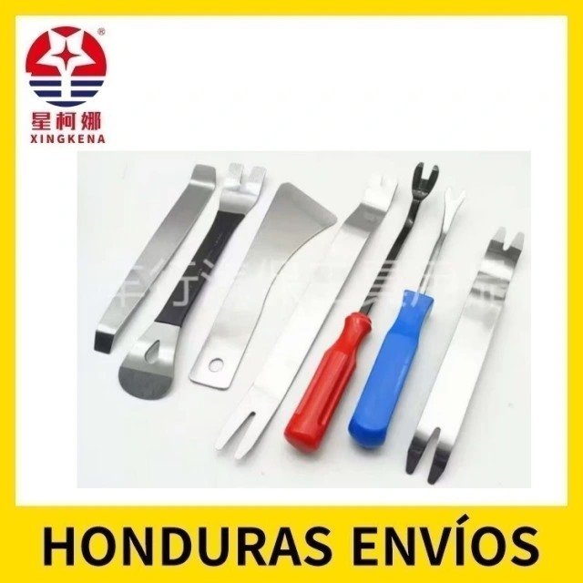 K306 7pcs kit Barra de palanca de acero inoxidable