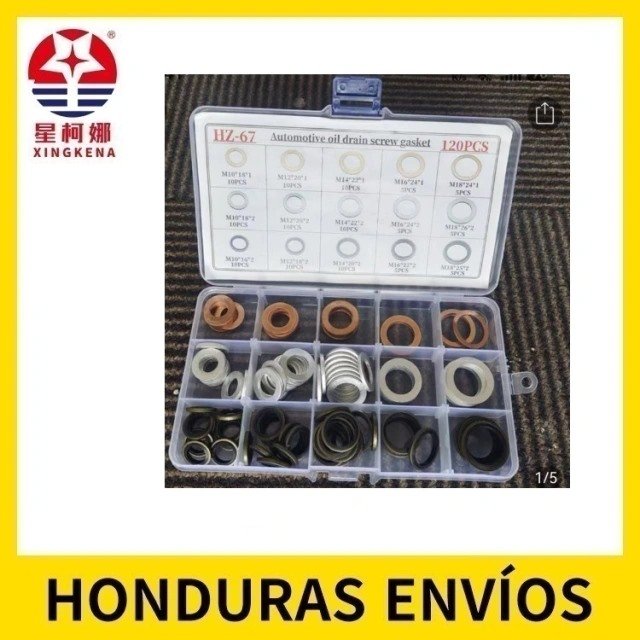 K318 Junta del tapón de drenaje de aceite -120pcs